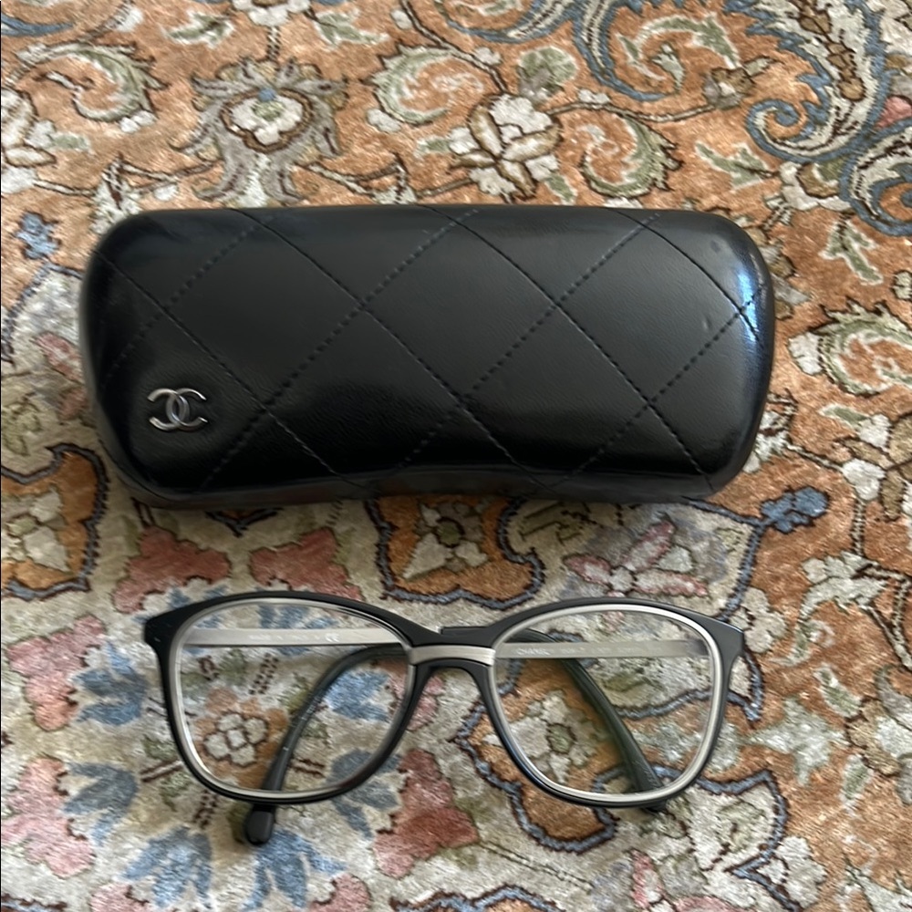 Chanel Glasses with Quilted Case